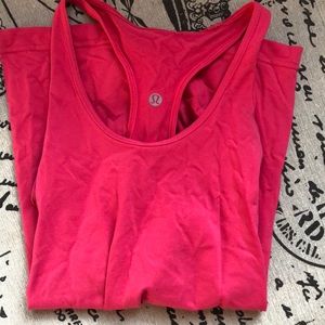 HOT PINK*** LULU LEMON RAZOR BACK TANK